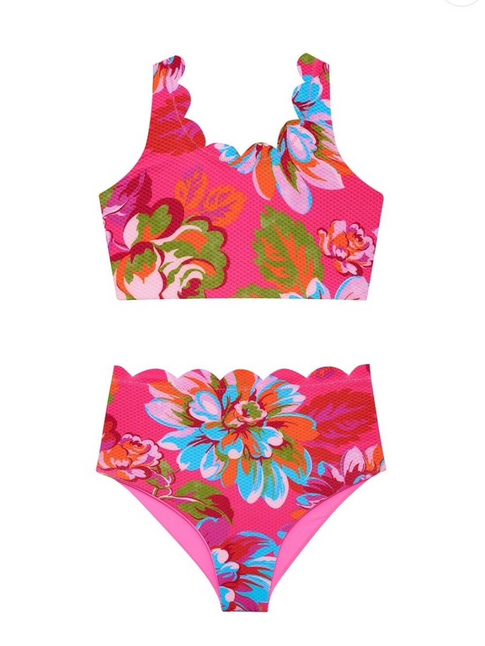 BEACH RIOT Little Madison & Bea Set in Sugar BloomBEACH RIOT